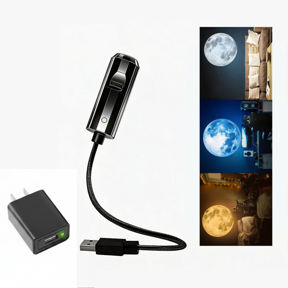 Dlalena® Plug-and-Play HD Galaxy & Ocean Projector Night Light🥳50,000+ Happy Users