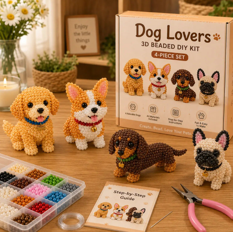 🔥Hot Sale - 50% OFF🔥🏆Limited Time Sale 49% OFF🧵✨Petite 3D Beaded Animal Craft Kit