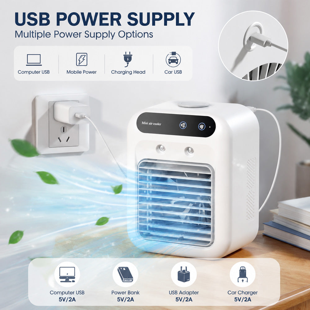 🌬️Portable 3-in-1 Quiet Fan Air Conditioner✅Factory Direct Sales⌛Limited Quantity💥Best Price
