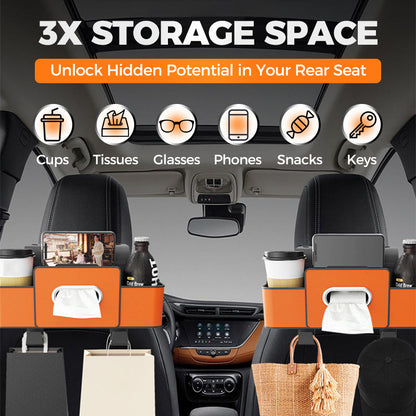 Dlalena®⏳LAST DAY SALE 50% OFF!!⚡50K+ SOLD!✨Multifunctional car seat rear storage box