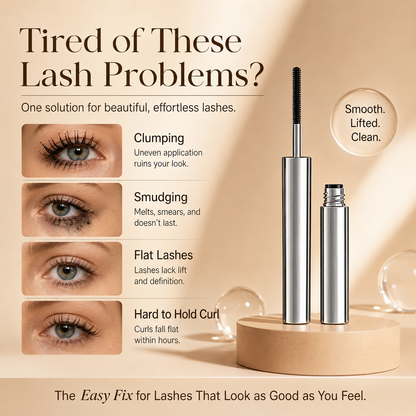 🎁🎁Buy 1 Get 1 FREE✨ Dlalena®Waterproof Curling & Lengthening Mascara ✨
