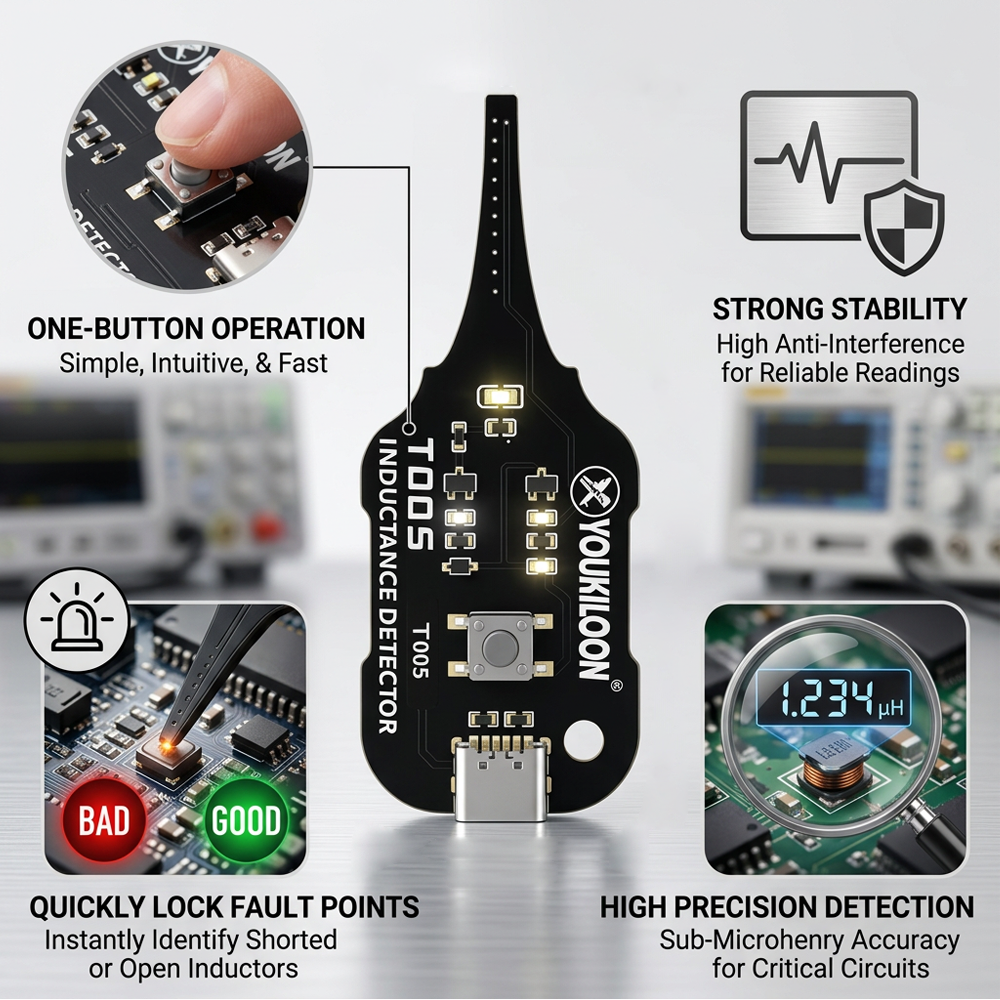 Dlalena®⚡2026 TECH PICK⚡🔧80K+ REPAIRS DONE!🛠️📡 50% OFF! Smart Coil Signal Detector – One-tap testing, instant light alerts. Fast non-contact detection for quick circuit troubleshooting. An essential gadget for every repair bench. 🔋📟