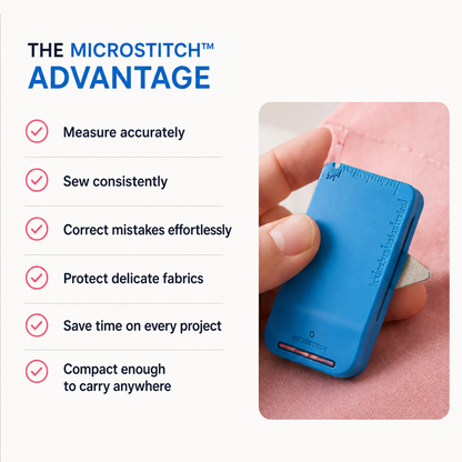 Dlalena® 🧵 Sewing Seam Guide & Ripper – Multi-functional Tool, Easy Seam Allowance & Stitch Removal ✂️🪡