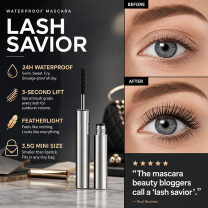 🎁🎁Buy 1 Get 1 FREE✨ Dlalena®Waterproof Curling & Lengthening Mascara ✨