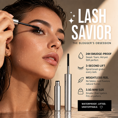 🎁🎁Buy 1 Get 1 FREE✨ Dlalena®Waterproof Curling & Lengthening Mascara ✨