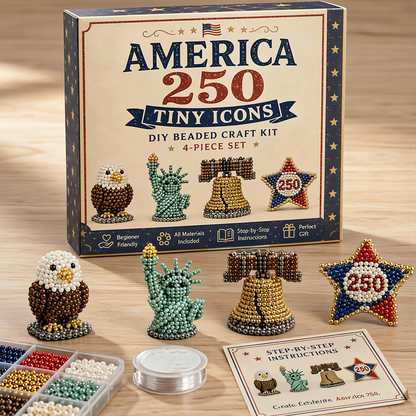 🔥Hot Sale - 50% OFF🔥🏆Limited Time Sale 49% OFF🧵✨Petite 3D Beaded Animal Craft Kit