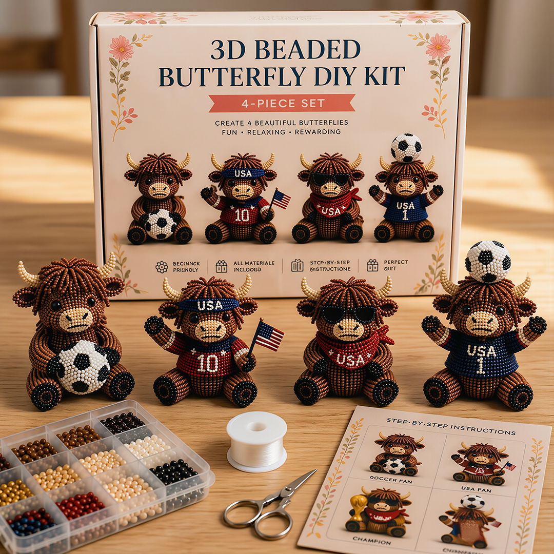 🔥Hot Sale - 50% OFF🔥🏆Limited Time Sale 49% OFF🧵✨Petite 3D Beaded Animal Craft Kit