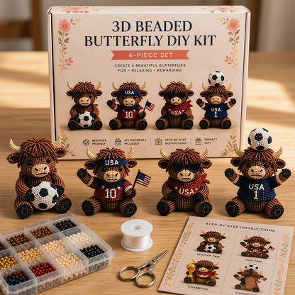 🔥Hot Sale - 50% OFF🔥🏆Limited Time Sale 49% OFF🧵✨Petite 3D Beaded Animal Craft Kit