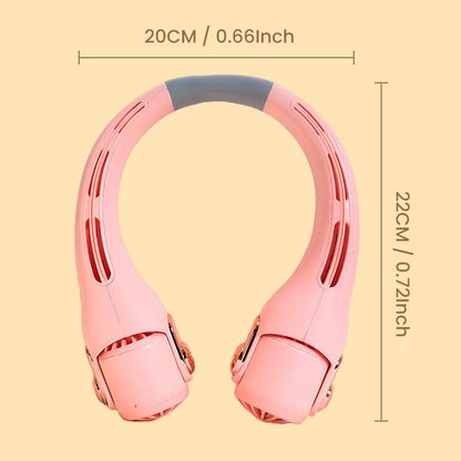 🥳2026 HOT SALE🥳💞50K+ SOLD!🍃 Neck Air Conditioner Fan – Ultra‑quiet, 360° rotating, 3 speeds. Hands‑free cooling, long battery. Summer essential! 😎🌬️
