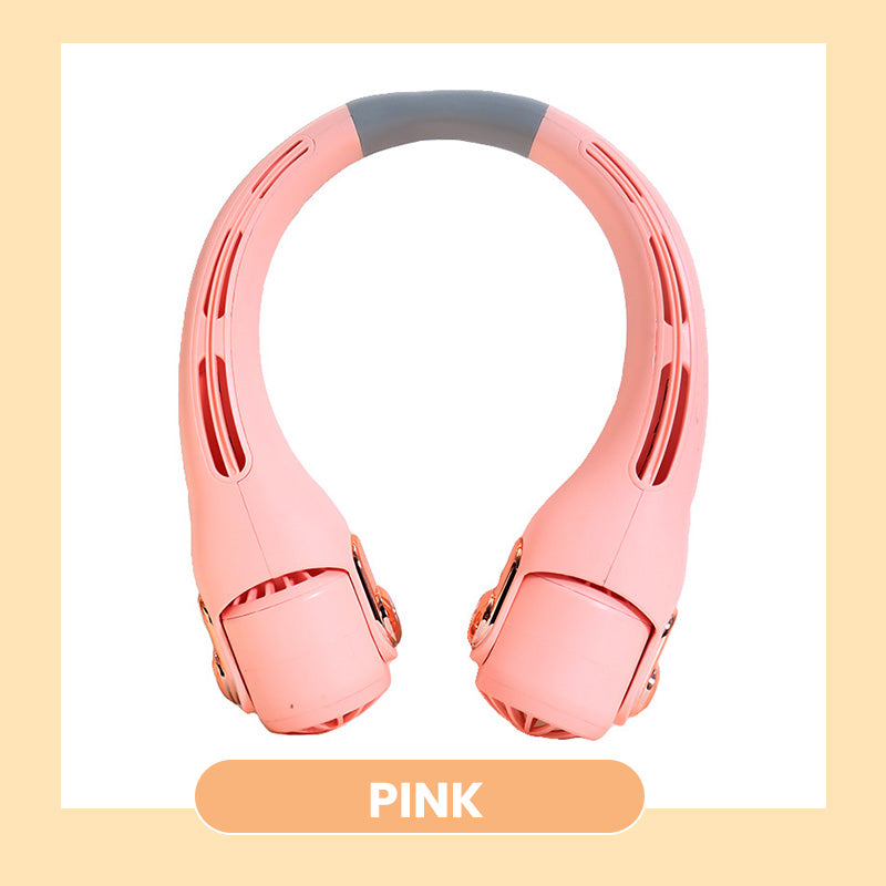 🥳2026 HOT SALE🥳💞50K+ SOLD!🍃 Neck Air Conditioner Fan – Ultra‑quiet, 360° rotating, 3 speeds. Hands‑free cooling, long battery. Summer essential! 😎🌬️