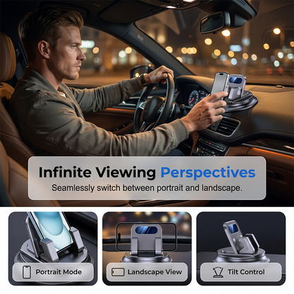 Dlalena®🚗 40% OFF NOW!📱 Rotating Dashboard Car Phone Holder – 360° Adjustable & Anti-Slip – Hands-Free Phone Mount 🛡️