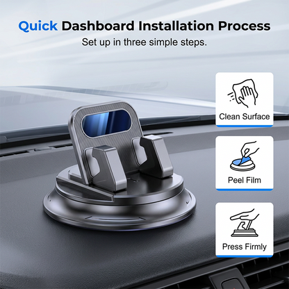 upsellDlalena® 🚗 40% OFF NOW!📱 Rotating Dashboard Car Phone Holder – 360° Adjustable & Anti-Slip – Hands-Free Phone Mount 🛡️ (Copy)