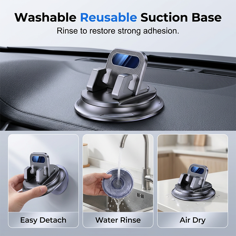 upsellDlalena® 🚗 40% OFF NOW!📱 Rotating Dashboard Car Phone Holder – 360° Adjustable & Anti-Slip – Hands-Free Phone Mount 🛡️ (Copy)