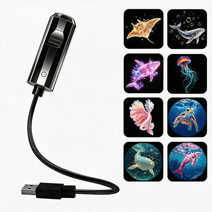 Dlalena® Plug-and-Play HD Galaxy & Ocean Projector Night Light🥳50,000+ Happy Users