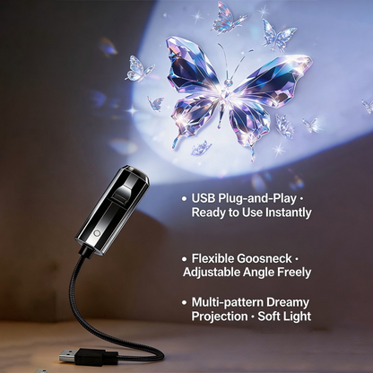 Dlalena® Plug-and-Play HD Galaxy & Ocean Projector Night Light🥳50,000+ Happy Users