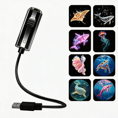 Dlalena® Plug-and-Play HD Galaxy & Ocean Projector Night Light🥳50,000+ Happy Users