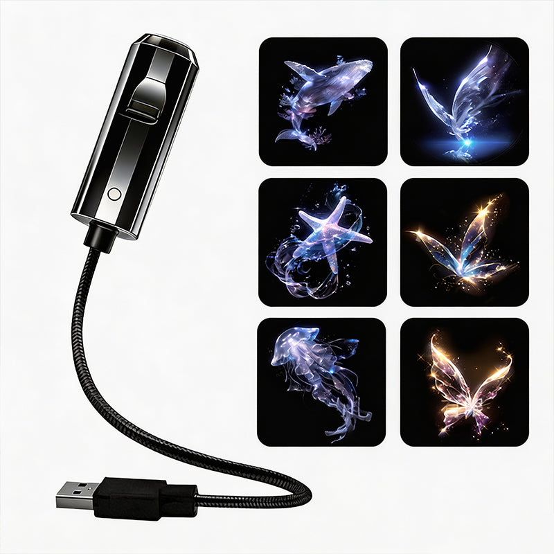 Dlalena® Plug-and-Play HD Galaxy & Ocean Projector Night Light🥳50,000+ Happy Users