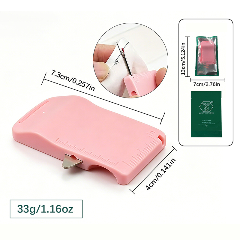 Dlalena® 🧵 Sewing Seam Guide & Ripper – Multi-functional Tool, Easy Seam Allowance & Stitch Removal ✂️🪡