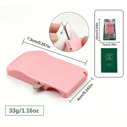 Dlalena® 🧵 Sewing Seam Guide & Ripper – Multi-functional Tool, Easy Seam Allowance & Stitch Removal ✂️🪡