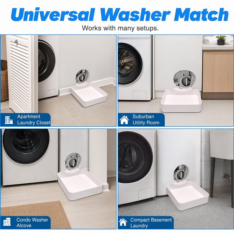 🥳2026 HOT SALE🥳💞50K+ SOLD!🍃Universal Front-Load Washing Machine Drain Pan