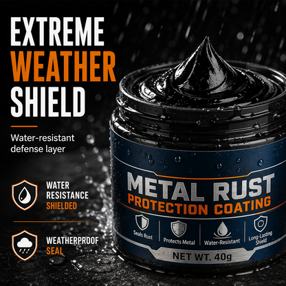 🎉🔥50K+ SOLD 🔥Metal Rust Protection Black Repair Paste – Restores & Protects Gates, Fences, and Outdoor Furniture