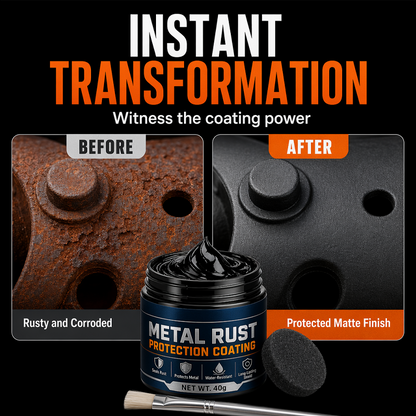 🎉🔥50K+ SOLD 🔥Metal Rust Protection Black Repair Paste – Restores & Protects Gates, Fences, and Outdoor Furniture