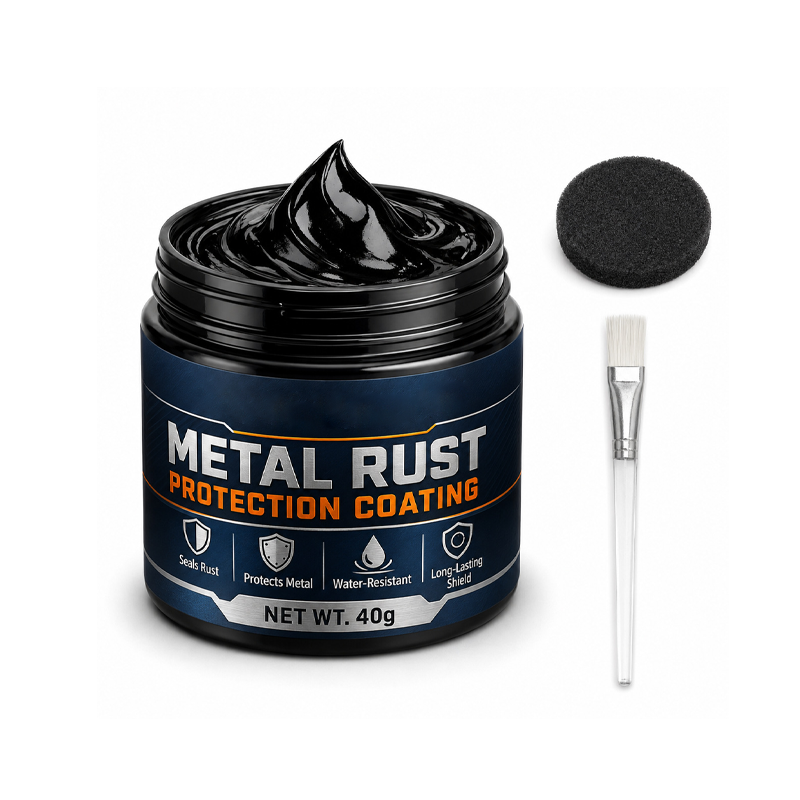 🎉🔥50K+ SOLD 🔥Metal Rust Protection Black Repair Paste – Restores & Protects Gates, Fences, and Outdoor Furniture